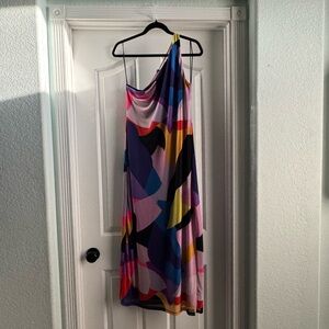 Colorful One-Shoulder Dress AFRM Los Angeles